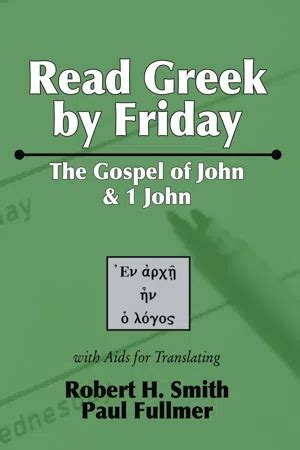 read greek by friday the gospel of john and 1 john Epub